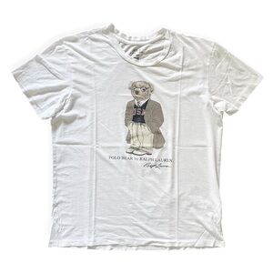 Rare Vintage Polo by Ralph Lauren Preppy Bear T-Shirt – 1990s Ltd Ed, sz Med